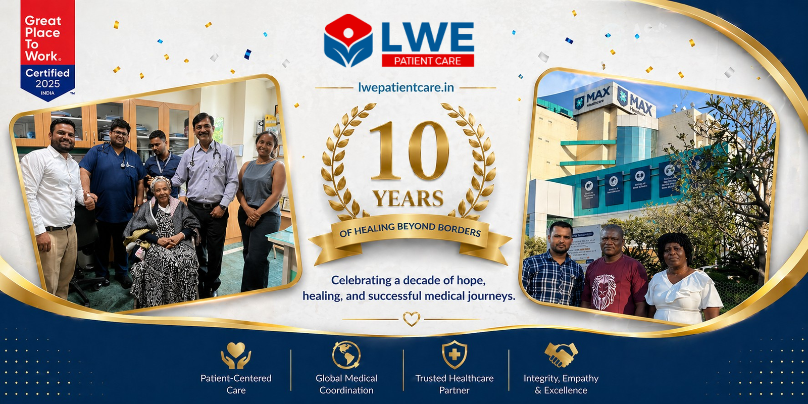 10 Years Celebrating Banner